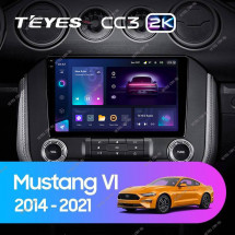 Штатная магнитола Teyes CC3 2K 4/32 Ford Mustang VI S550 (2014-2021) Тип А