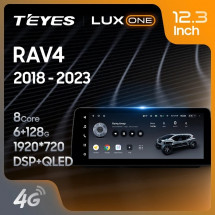Штатная магнитола Teyes LUX ONE 6/128 Toyota RAV4 5 XA50 (2018-2023)