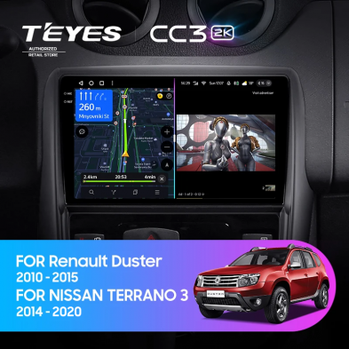Штатная магнитола Teyes CC3 2K 4/32 Nissan Terrano (2014-2020)