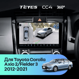 Штатная магнитола Teyes CC4 360 6/64 Toyota Corolla Fielder 3 E160 (2012-2021)