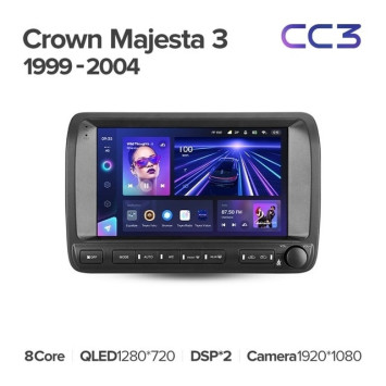 Штатная магнитола Teyes CC3L 4/64 Toyota Crown Majesta 3 S170 (1999-2004)