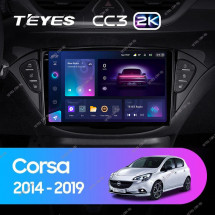 Штатная магнитола Teyes CC3 2K 6/128 Opel Corsa (2014-2019)
