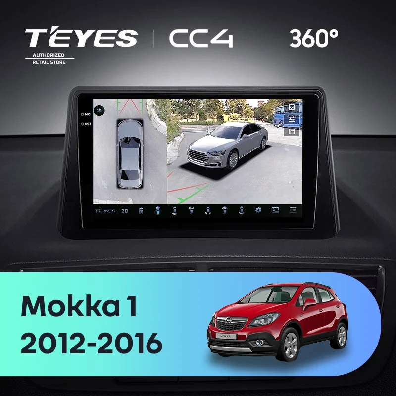 Штатная магнитола Teyes CC4 360 8/128 Opel Mokka 1 (2012-2016)