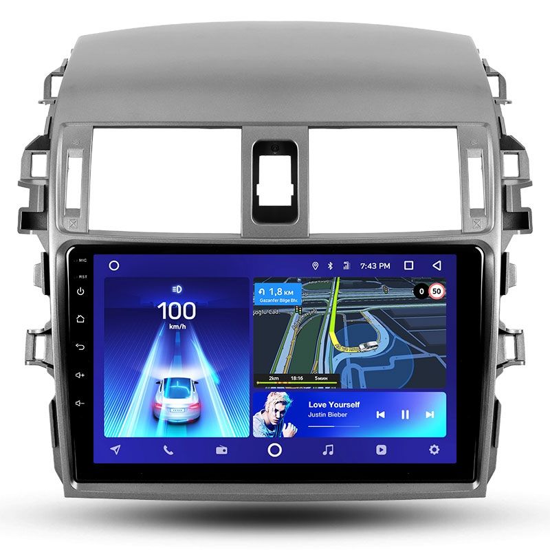 Переходная рамка Toyota Corolla 10 E140 E150 (2006-2013) Тип-A (9&quot;)