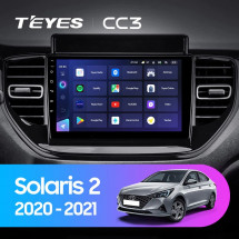 Штатная магнитола Teyes CC3 4/64 Hyundai Solaris 2 (2020-2021)