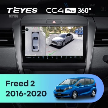 Штатная магнитола Teyes CC4 Pro 360 8/128 Honda Freed 2 (2016-2020)