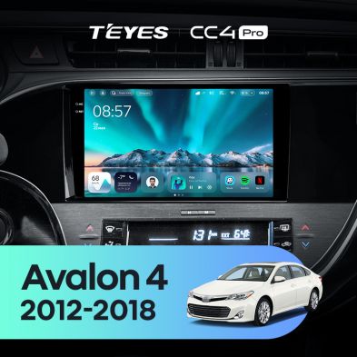 Штатная магнитола Teyes CC4 Pro 12/256 Toyota Avalon IV XX40 (2012-2018)
