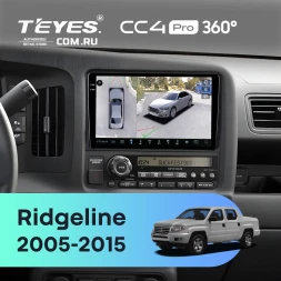 Штатная магнитола Teyes CC4 Pro 360 12/256 Honda Ridgeline (2005-2015)