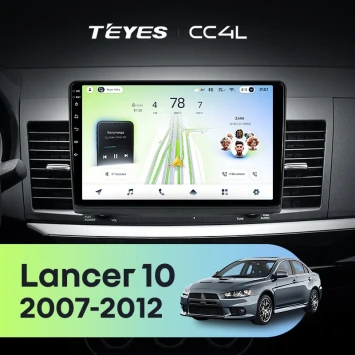 Штатная магнитола Teyes CC4L 6/64 с DTS Mitsubishi Lancer 10 CY (2007-2012) Тип-A