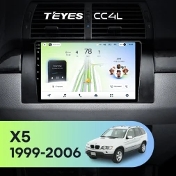 Штатная магнитола Teyes CC4L 4/64 BMW X5 E39 E53 (1999-2006)
