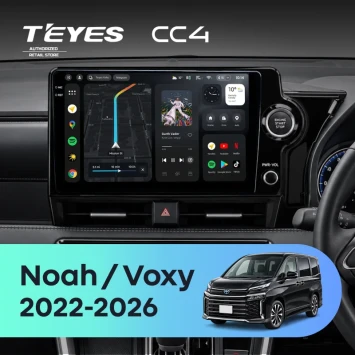 Штатная магнитола Teyes CC4 6/64 Toyota Noah 4 R90 (2022-2026)