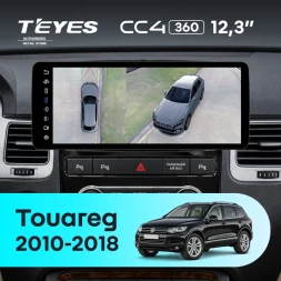 Штатная магнитола Teyes CC4 12.3" 360 6/64 Volkswagen Touareg FL NF (2010-2018) Тип-A