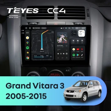 Штатная магнитола Teyes CC4 8/128 Suzuki Grand Vitara 3 (2005-2015)