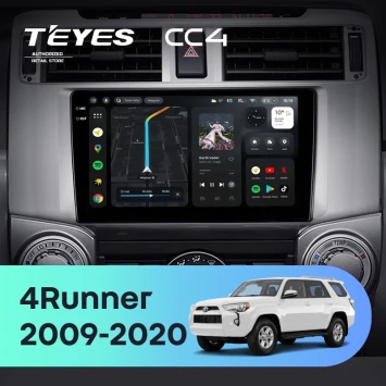 Штатная магнитола Teyes CC4 8/128 Toyota 4Runner 5 N280 (2009-2020)