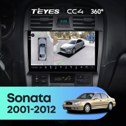 Штатная магнитола Teyes CC4 360 6/64 Hyundai Sonata EF рестайлинг (2001-2012)