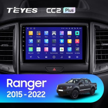 Штатная магнитола Teyes CC2 Plus 6/128 Ford Ranger P703 (2015-2022) Тип-C