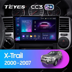 Штатная магнитола Teyes CC3 2K 360 6/128 Nissan X-Trail T30 (2000-2007)