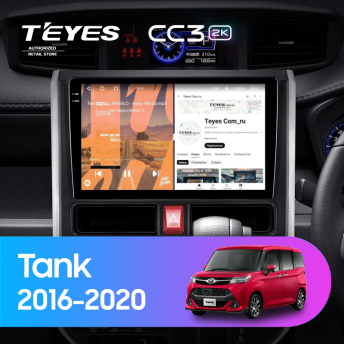 Штатная магнитола Teyes CC3 2K 4/32 Toyota Tank (2016-2020) Правый руль