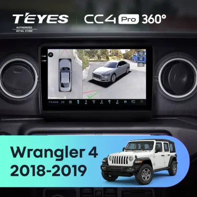Штатная магнитола Teyes CC4 Pro 360 8/128 Jeep Wrangler 4 JL (2018-2019)