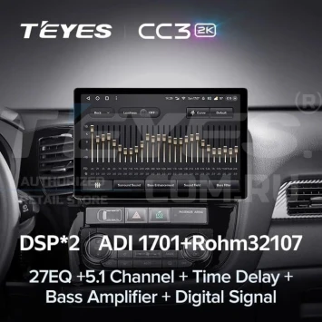 Штатная магнитола Teyes CC3 2K 6/128 Lada Vesta (2023-2026) F2 Тип-B (13")