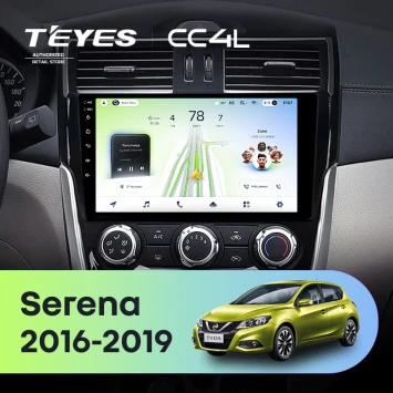 Штатная магнитола Teyes CC4L 6/64 с DTS Nissan Serena (2016-2019) Тип-A