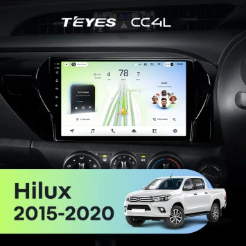 Штатная магнитола Teyes CC4L 6/64 с DTS Toyota Hilux Pick Up AN120 (2015-2020) Правый руль