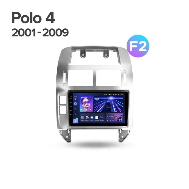 Штатная магнитола Teyes CC3 4/32 Volkswagen Polo Mk4 (2001-2009) F2