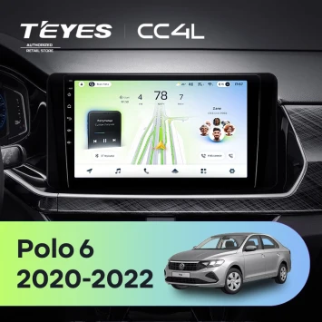 Штатная магнитола Teyes CC4L 6/64 с DTS Volkswagen Polo Mk6 (2020-2022) F3