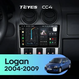 Штатная магнитола Teyes CC4 6/64 Renault Logan 1 (2004-2009)