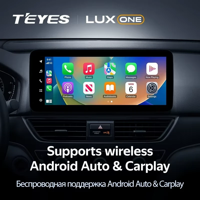 Штатная магнитола Teyes LUX ONE 4/32 Honda Accord 10 CV (2017-2023) Тип-B