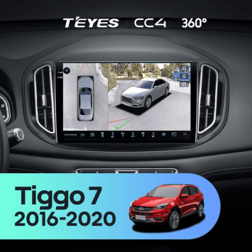 Штатная магнитола Teyes CC4 360 6/64 Chery Tiggo 7 (2016-2020) F1