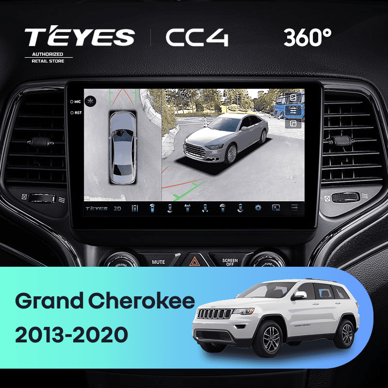 Штатная магнитола Teyes CC4 360 6/64 Jeep Grand Cherokee WK2 (2013-2020) F1