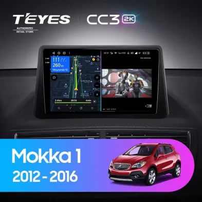 Штатная магнитола Teyes CC3 2K 6/128 Opel Mokka 1 (2012-2016)