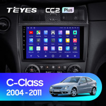 Штатная магнитола Teyes CC2 Plus 6/128 Mercedes Benz C-Class W203 CL203 C209 A209 (2004-2011)