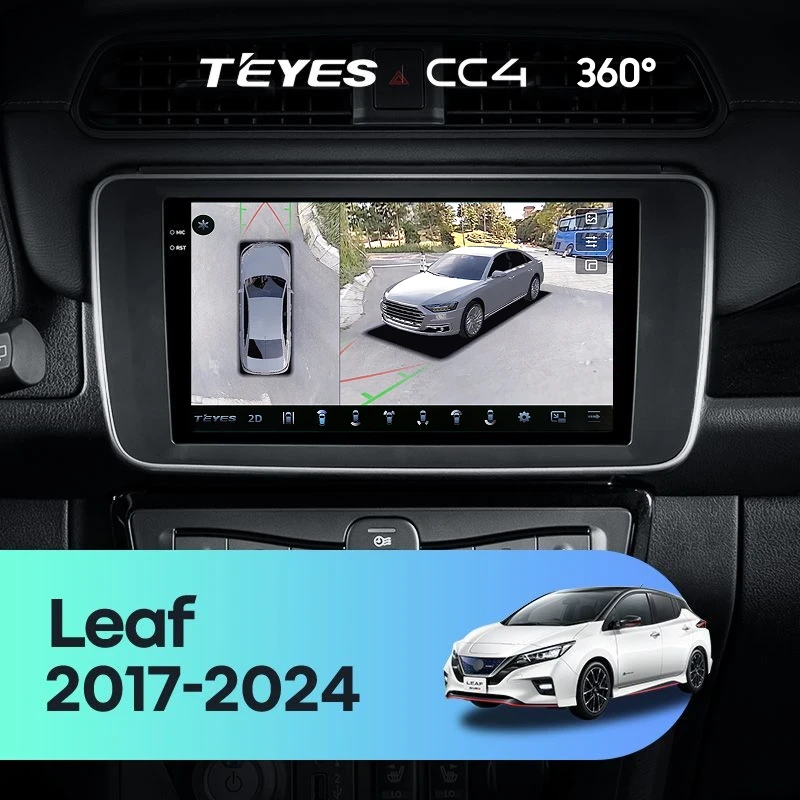 Штатная магнитола Teyes CC4 360 8/128 Nissan Leaf ZE1 (2017-2024)