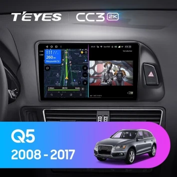 Штатная магнитола Teyes CC3 2K 6/128 Audi Q5 8R (2008-2017) Тип-A