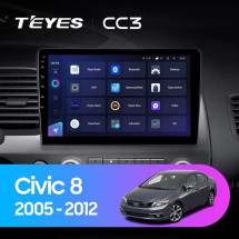 Штатная магнитола Teyes CC3 4/32 Honda Civic 8 FK FN FD (2005-2012)