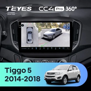 Штатная магнитола Teyes CC4 Pro 360 12/256 Chery Tiggo 5 (2014-2018)