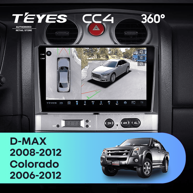 Штатная магнитола Teyes CC4 360 8/128 Isuzu D-Max (2008-2012)