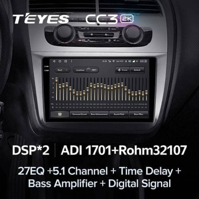 Штатная магнитола Teyes CC3 2K 4/32 Volkswagen Sharan (2010-2024)