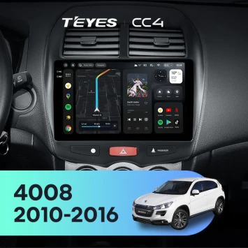 Штатная магнитола Teyes CC4 6/64 Peugeot 4008 (2010-2016) F1 Тип-A