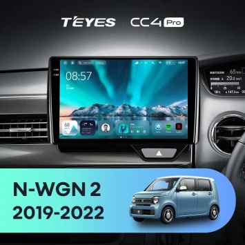 Штатная магнитола Teyes CC4 Pro 12/256 Honda N-WGN 2 (2019-2022) Правый руль