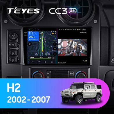 Штатная магнитола Teyes CC3 2K 4/32 Hummer H2 E85 (2002-2007)