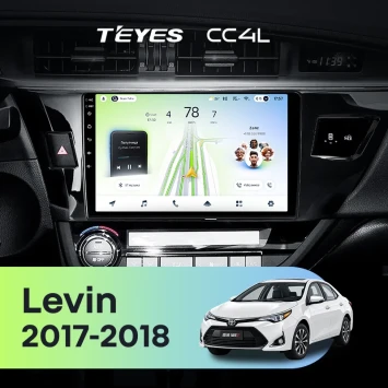 Штатная магнитола Teyes CC4L 4/64 Toyota Levin 1 E180 Рестайлинг (2017-2018) F2