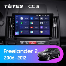 Штатная магнитола Teyes CC3 4/64 Land Rover Freelander 2 (2006-2012)