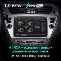 Штатная магнитола Teyes SPRO Plus 6/128 Peugeot 301 Тип B