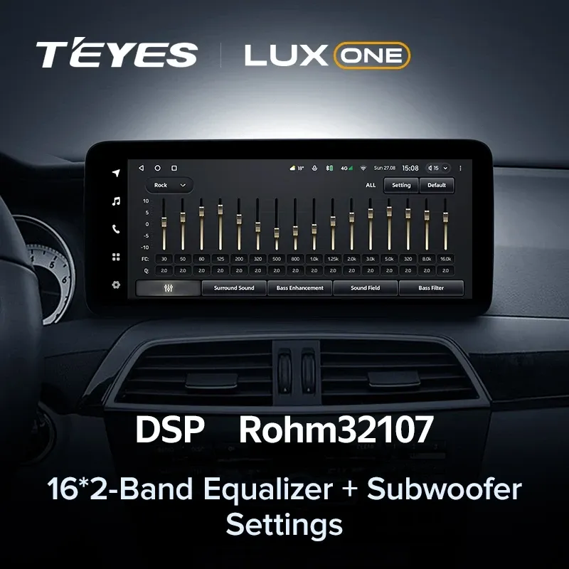 Штатная магнитола Teyes LUX ONE 6/128 Mercedes-Benz C-Class W204 C204 S204 (NTG 4.0) (2011-2015) Universal