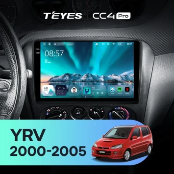Штатная магнитола Teyes CC4 Pro 8/128 Daihatsu YRV M5 (2000-2005)