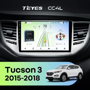 Штатная магнитола Teyes CC4L 6/64 с DTS Hyundai Tucson 3 (2015-2018) Тип-A