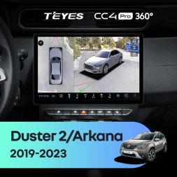 Штатная магнитола Teyes CC4 Pro 360 8/128 Renault Arkana (2019-2023) F2 (11")